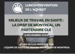 Lunch Prévention 5 novembre 2025